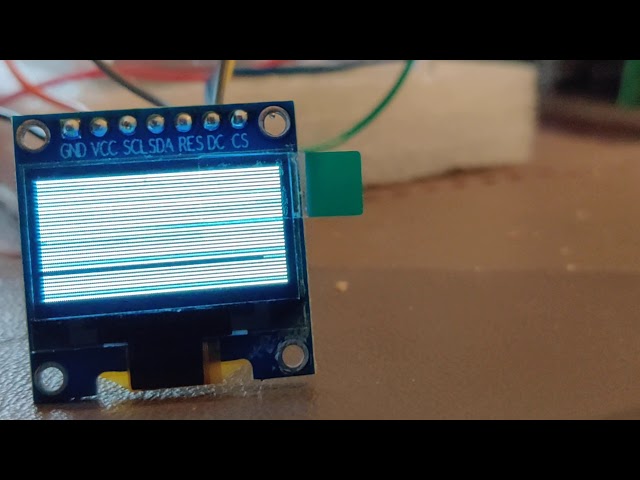 Raspberry PI 3 0.96 OLED LCD SPI 4-WIRE SSD1315