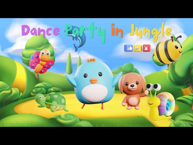 Animal Dance Video 3D Animation !! Kids Song !!