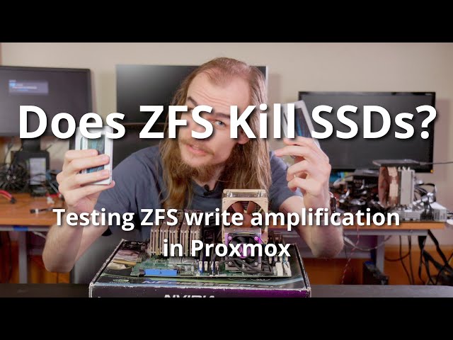 Does ZFS Kill SSDs? Testing Write amplification in Proxmox