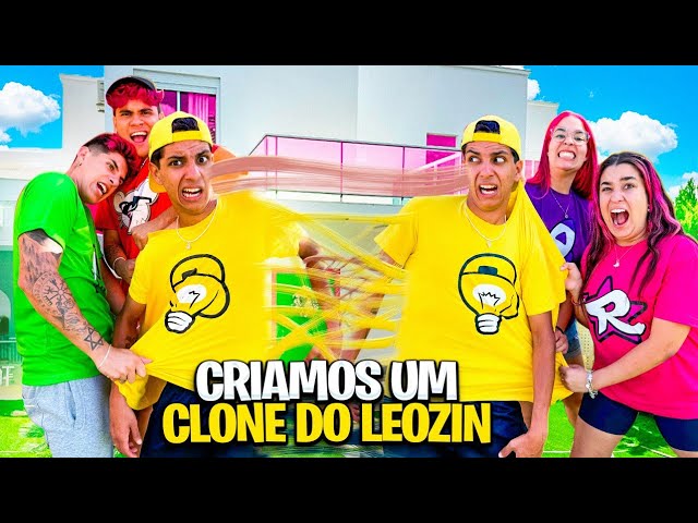 FIZEMOS UM CLONE DO LEOZINN *Grupo dos Rosa