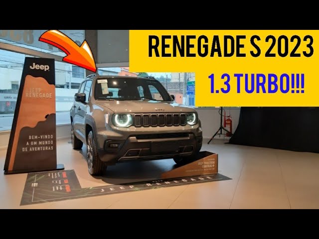 TODOS OS DETALHES DO NOVO JEEP RENEGADE S 2022/2023 - AGORA COM MOTOR 1.3 TURBO DE 185CV!!!!!