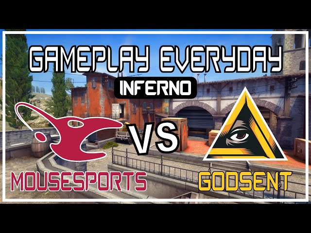 🔥 CS GO - Mousesports vs Godsent - Inferno - GamePlay (GamePlay EveryDay) 🔥 POV Demos 23/9