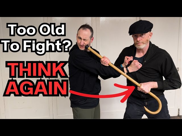 Fight Until You're 90 With These Walking Cane Skills