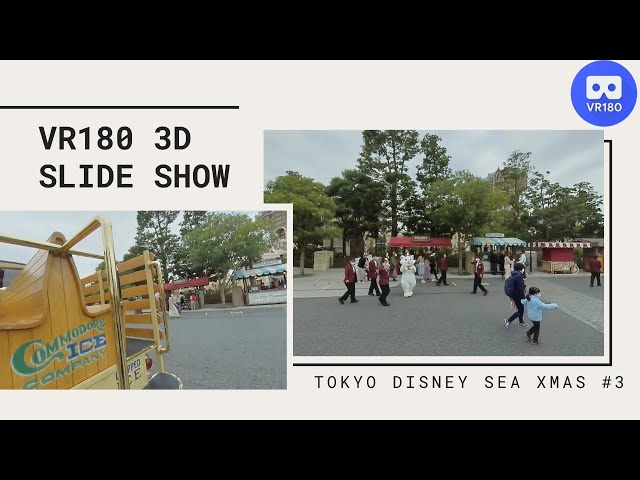 【VR180 3D】2020/11/12 Tokyo Disney Sea Xmas #4