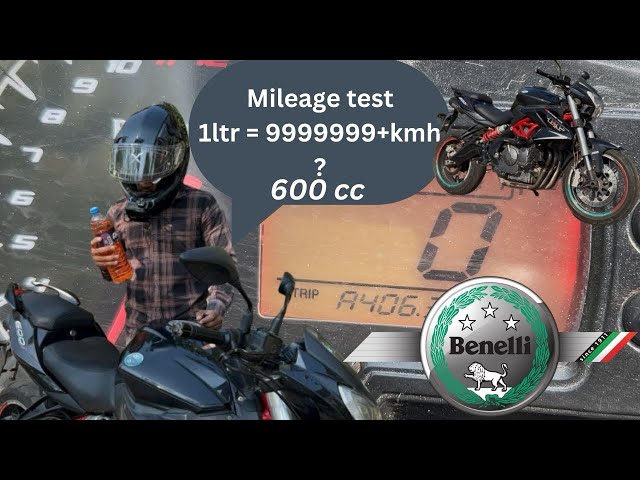 Beneli 600 i mileage test 🥵 socha nhi tha ye result niklega