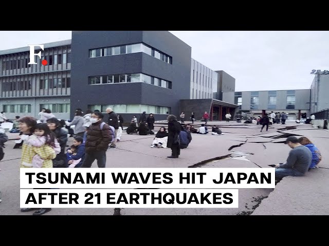 First Tsunami Waves Hit Japan After 7.6 Magnitude Earthquake