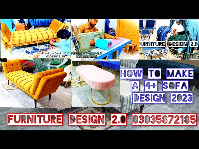 How to make a sofa bench design 2023 | 5 + simple bench