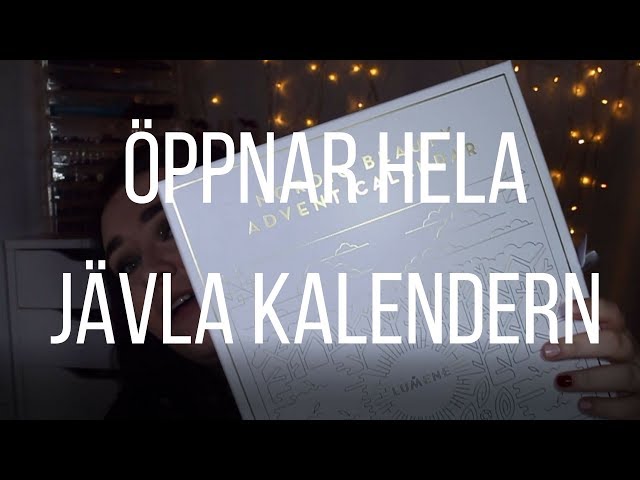 ÖPPNAR HELA LUMENES ADVENTSKALENDER 2017