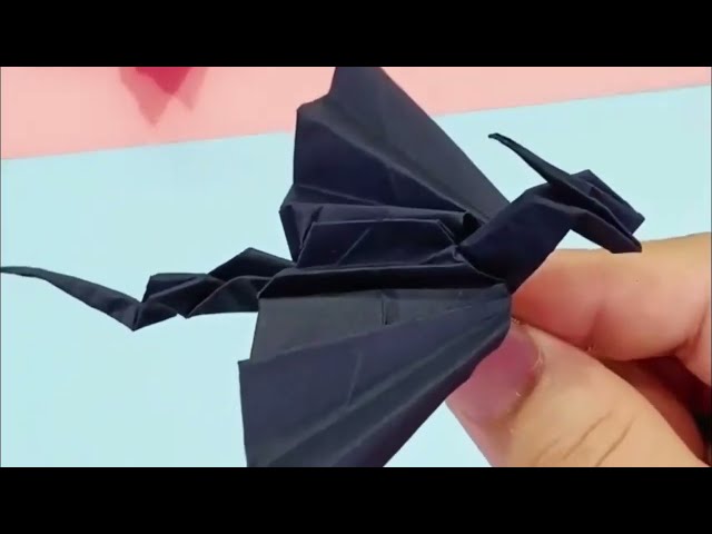 Kağıttan Ejderha Yapımı - Origami #8