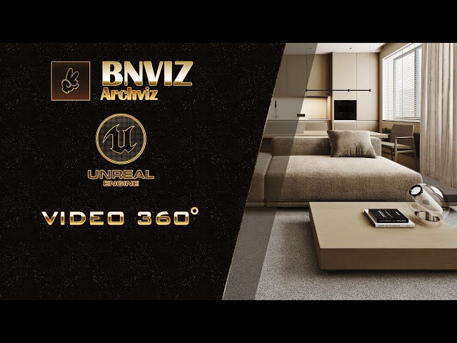 Warm livingroom  l Unreal Engine 5 l Video 360°