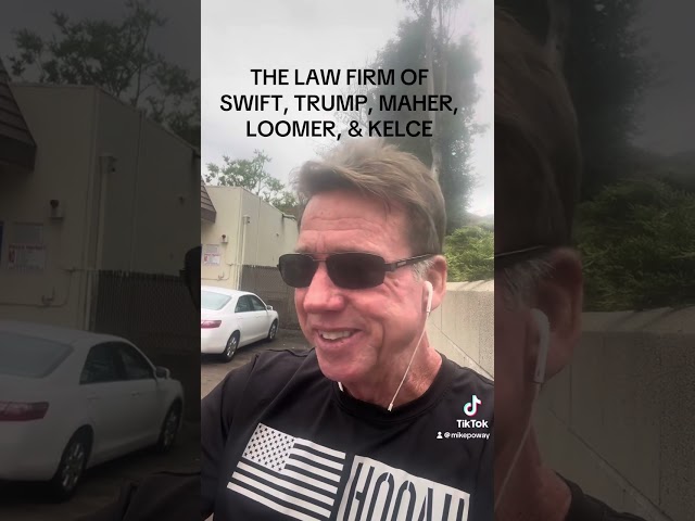 THE LAW FIRM OF SWIFT, TRUMP, MAHER, LOOMER, & KELCE #taylorswift #traviskelce #trump #billmaher