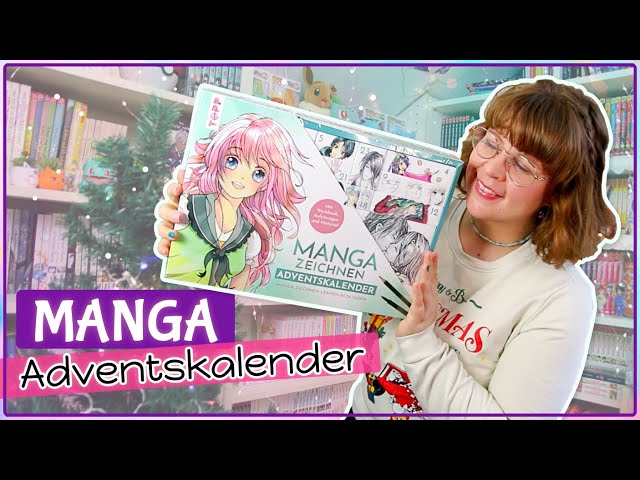 Manga zeichnen lernen im Advent : Ich teste den Manga zeichnen Adventskalender