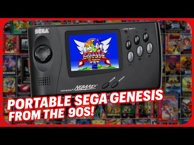 Sega's Genesis Nomad Portable System From 1995 Gave Handheld 16-Bits to Go!