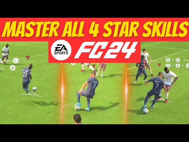 MASTER All 4 Star Skill Moves in FC 24