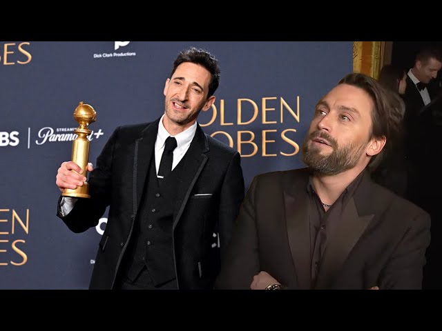 Kieran Culkin on Jokingly CALLING OUT Adrien Brody in SAG Awards Speech (Exclusive)