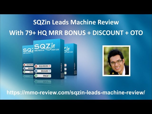 SQZin Leads Machine Review | SQZin Leads Machine Demo | SQZin Leads Machine Bonus