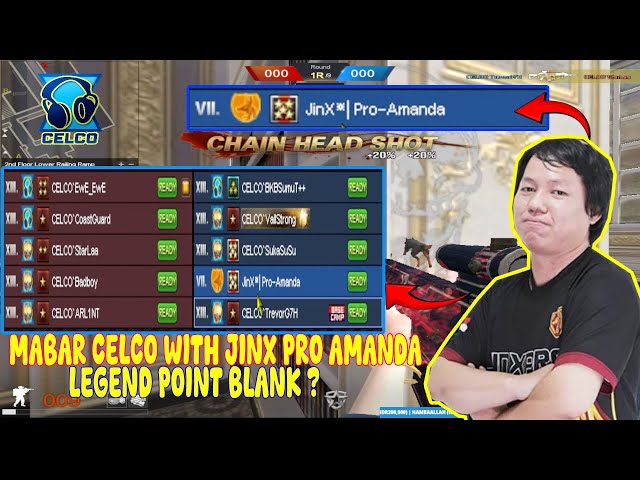 MABAR CLAN CELCO WITH JINXPRO AMANDA LEGEND POINT BLANK ? // Point Blank Zepetto