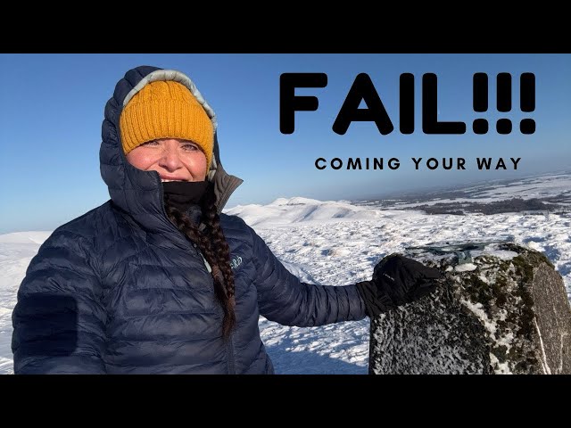 Easy Cairn Hill FAIL!!! | Solo female Hike in winter conditions