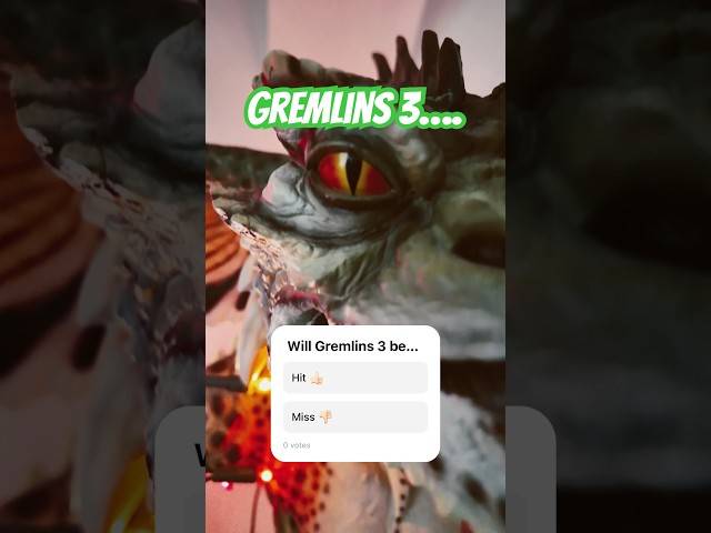 Gremlins 3 is a long way off, but you excited? #popculture #movie #movies #gremlins3 #gremlins