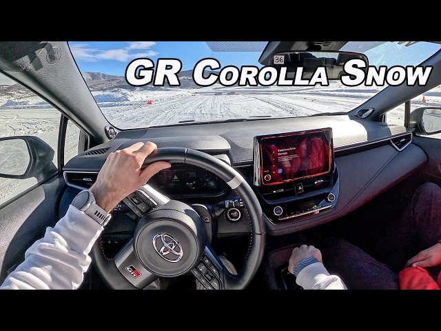 Toyota GR Corolla Snow Drifting - Testing the New Blizzak 6 in Colorado (POV Drive)