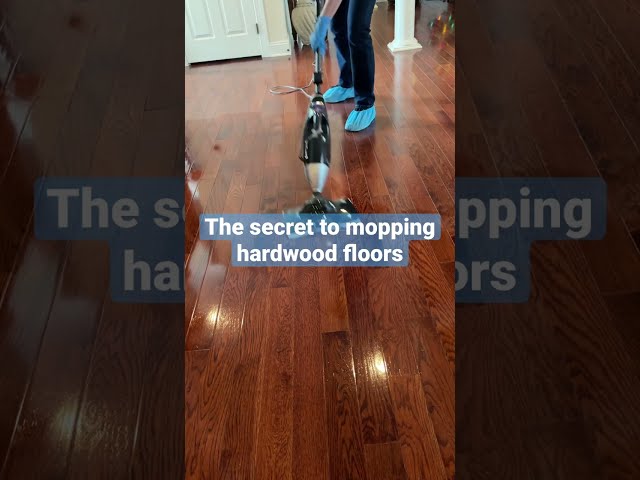 The Secret to Mopping Hardwood Floors - Pro Cleaning Tip