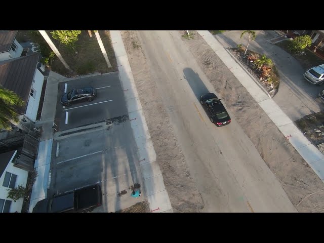 Filming with my Drone and playing with my RC Car at the same time!!! and it's an FPV DJI