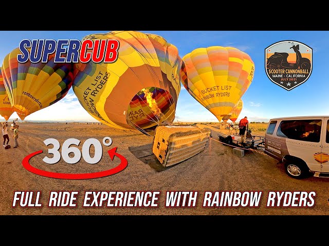 Hot Air Balloon Ride in 360° - Bucket List Ride with Rainbow Ryders