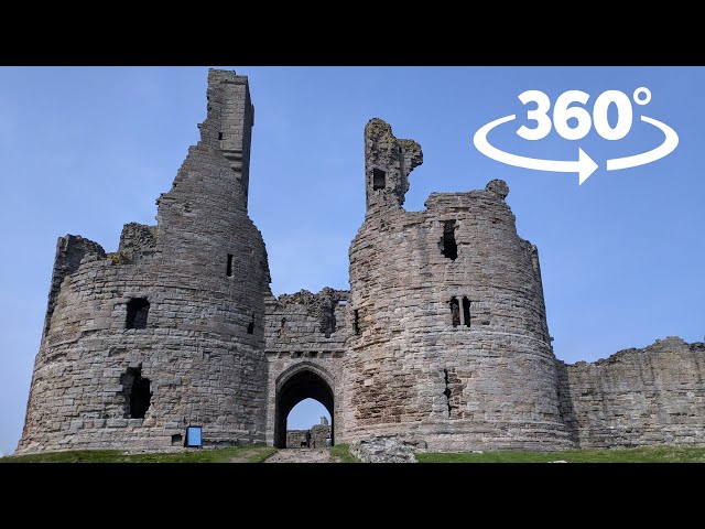 Dunstanburgh Castle - Virtual Tour 360 VR (Narrated History)