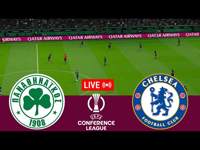 [LIVE] Panathinaikos vs Chelsea. Conference League 24/25 Full match - Video game simulation