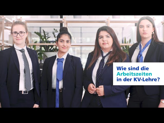 Wie sind die Arbeitszeiten in der KV-Lehre