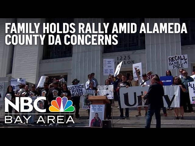 Group holds rally amid Alameda County District Attorney concerns