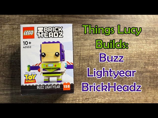 things lucy builds: Buzz BrickHeadz | slowtube/asmr vibes