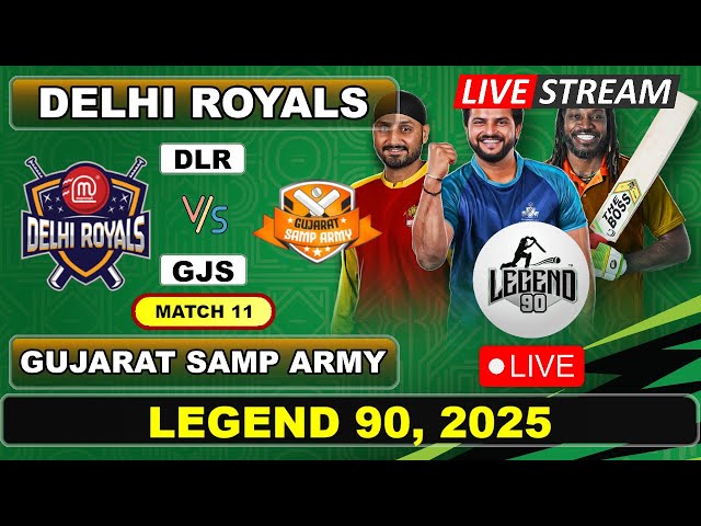 Gujarat Samp Army vs Delhi Royals Live Cricket Today