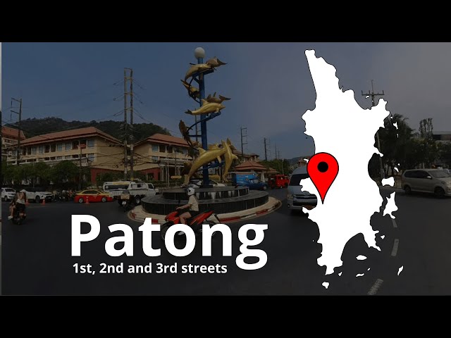 A Big Trip Around Patong, Phuket, VR 360, 4K Travel Video