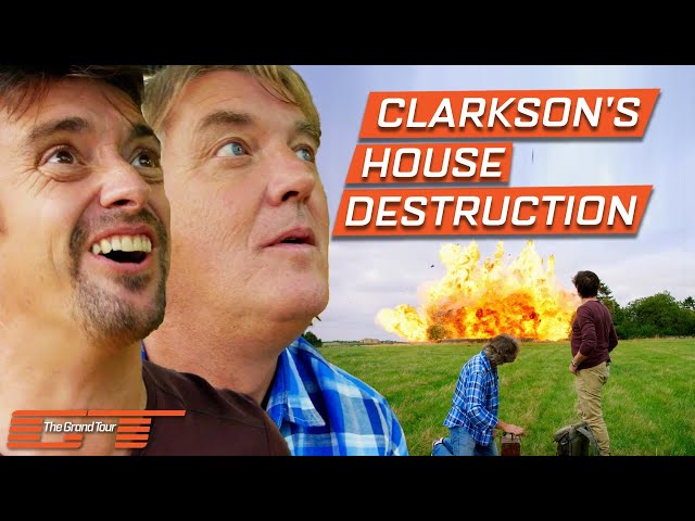 Richard Hammond & James May Completely Destroy Jeremy Clarkson's Farmhouse | The Grand Tour