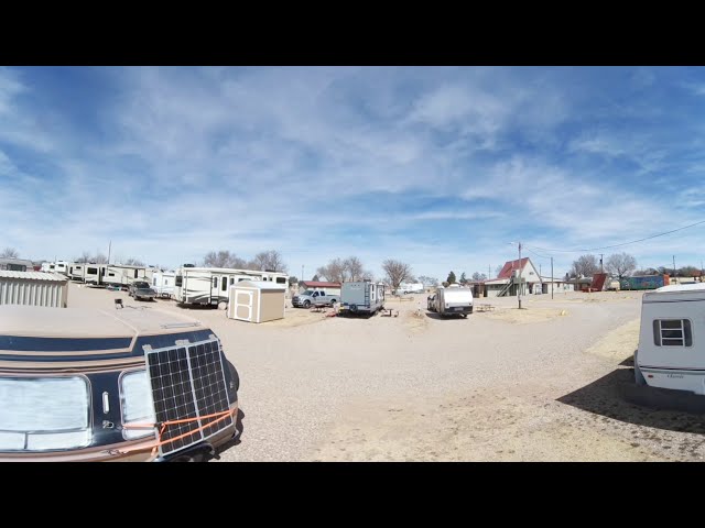 360 time lapse of campground #Vanlife