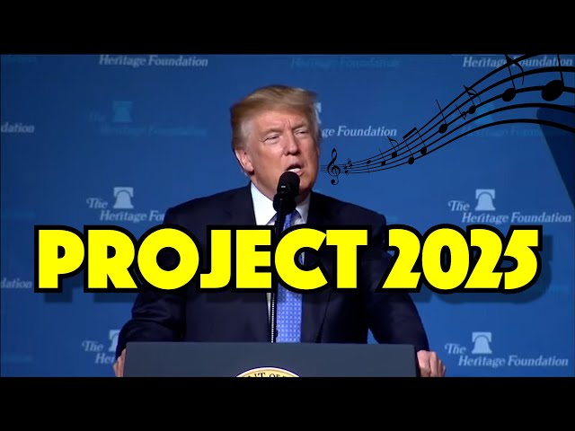 Project 2025 (Donald Trump song parody / Chicago "25 or 6 to 4")