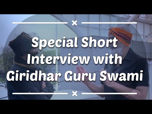 Short interview About ayyapa Deeksha of Giridhar Guru swami Garu In Yathra at Bangalore Halt