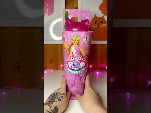 THE *NEW* BARBIE POP REVEAL!💕 Animal Party Series🐈 Fun Unboxing ASMR! #barbie #slime #asmr #funny