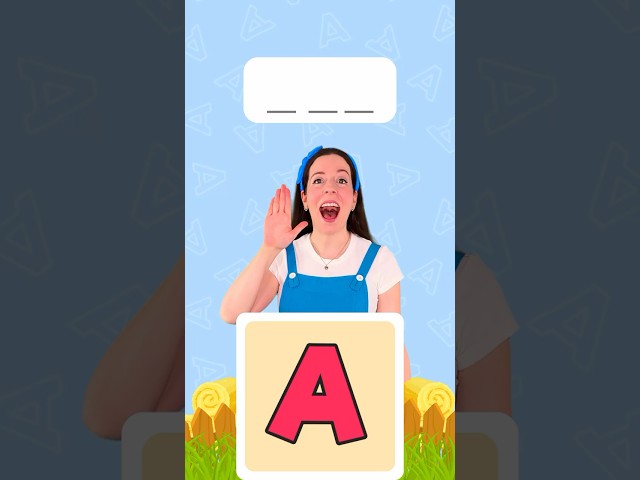 A letter sound in French - Learn to talk and read in french #learning #phonics #kids #toddlers