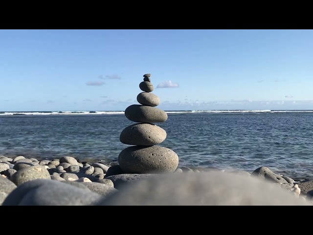 Ocean Waves Sound, Deep Meditation Music Video, Relief Stress, Relaxing, Calming, Deep Sleep, Study