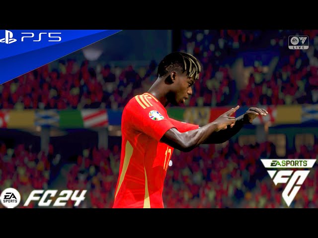 FC 24_ Spain vs. Hungary - EURO 2024 Round of 16 Full Match in Cologne Stadium | PS5™ [4K60]