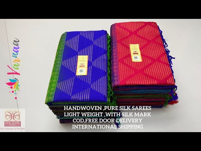 Grand zari work soft silk sarees | Varnaa Soft Silk Sarees Sirumugai