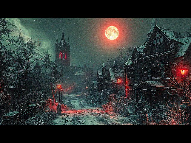 Under the Crimson Moonlight: A Haunting Symphony of Dark Music Inspired by Gothic Villages