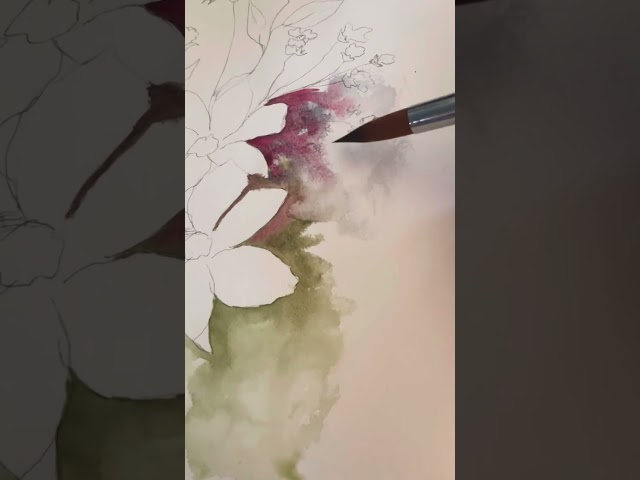 Glimpses of “watercolor” magic!🖌️🎨