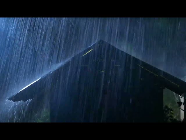 🔴Rain Sounds For Sleeping - 99% Instantly Fall Asleep With Rain And Thunder Sound At Night