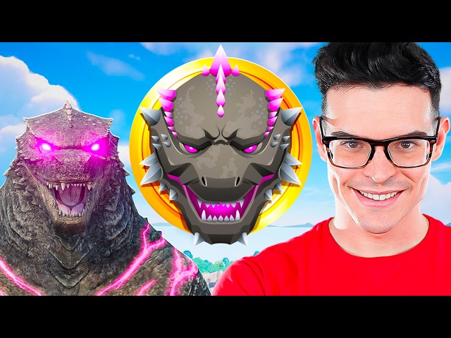 Consigo el MEDALLÓN de GODZILLA GIGANTE en Fortnite 😱