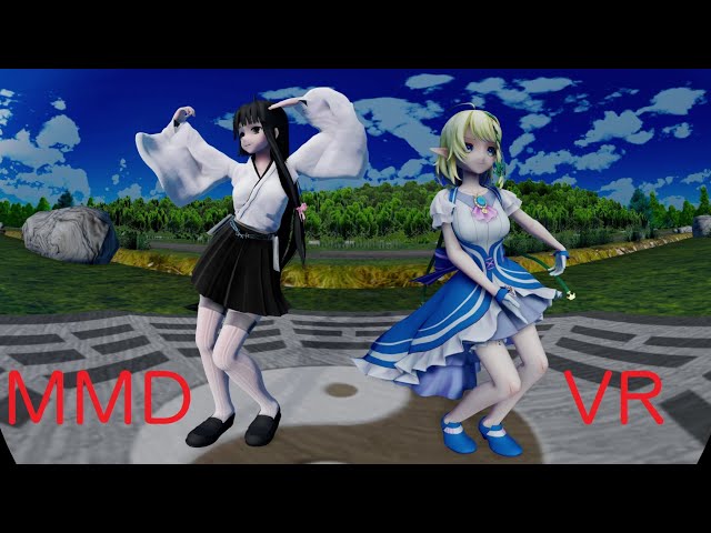 祥鳳 & アリア "撫子色ハート" VR MMD