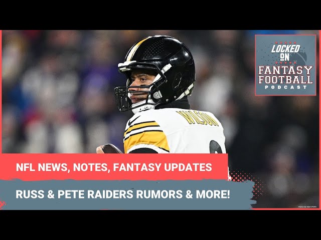 Latest NFL news & notes: Russell Wilson to Raiders rumors, Cowboys' 'new' coach, Steelers QBs & more