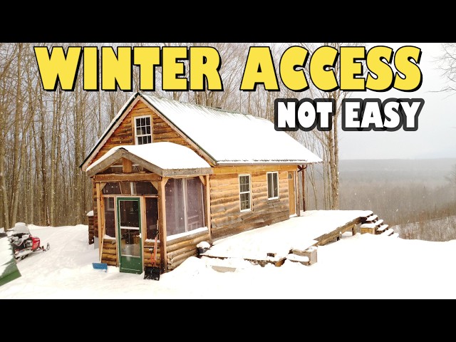 The TOUGHEST Part of Off-Grid Living – Winter Nearly Breaks Us- Living On a Remote Unmaintained Road